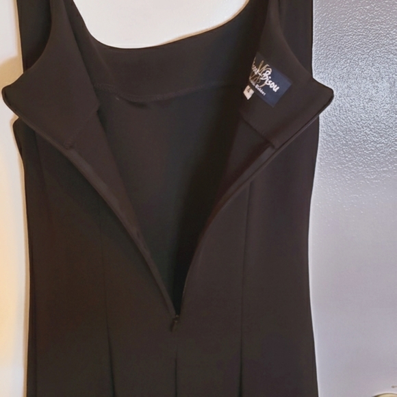 Bisou Bisou Vintage Classic Black Gown - Picture 2 of 2